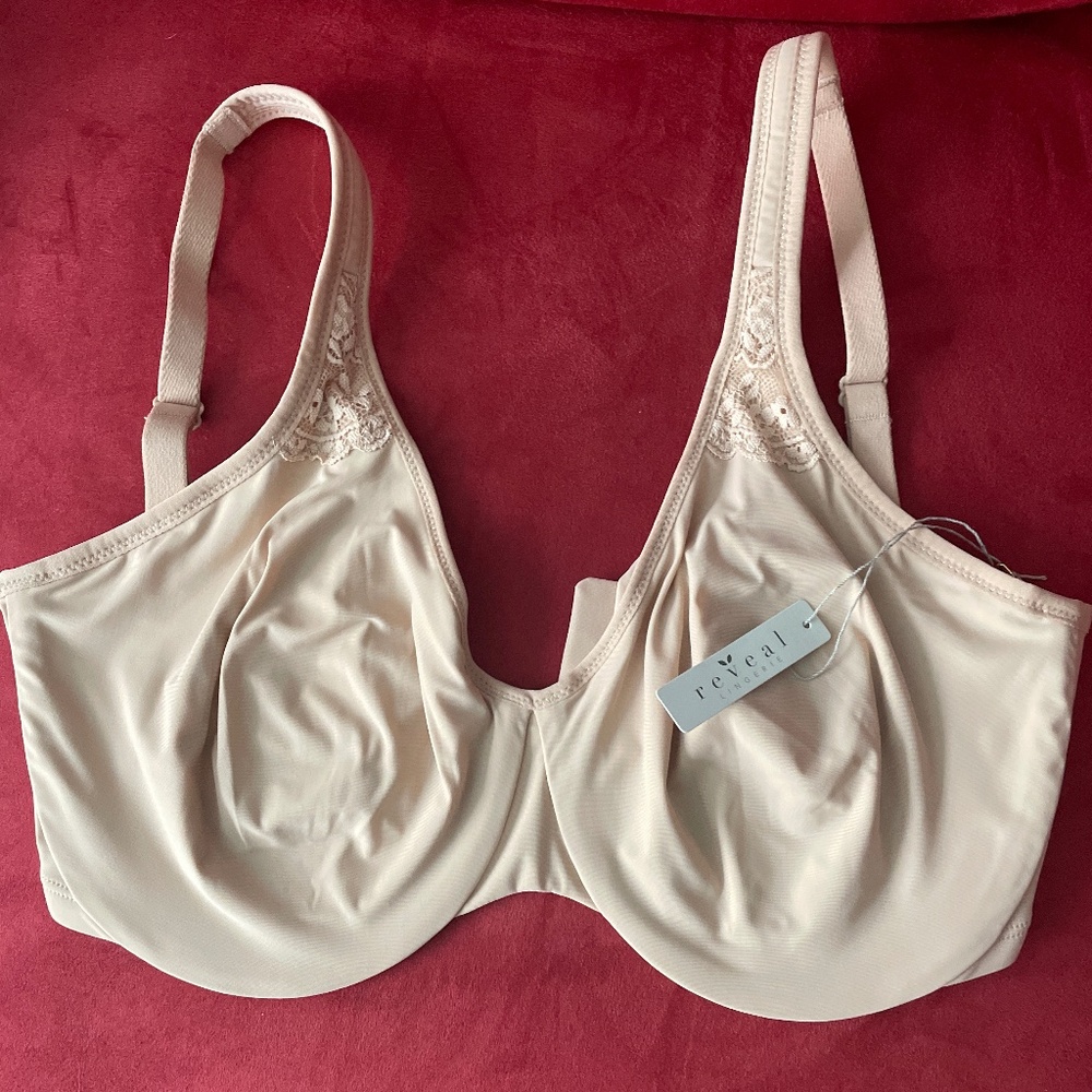 NWT Reveal Bra in Beige Size 34DDD